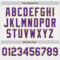 Custom White Purple-Old Gold Authentic Two Tone Baseball Jersey