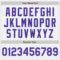 Custom White Purple-Light Blue Authentic Two Tone Baseball Jersey