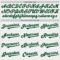 Custom White Green Authentic Two Tone Baseball Jersey