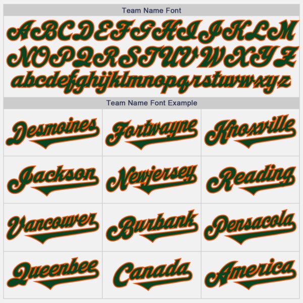 Custom White Green-Orange Authentic Two Tone Baseball Jersey