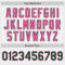 Custom White Green-Pink Authentic Two Tone Baseball Jersey