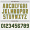 Custom White Green-Old Gold Authentic Two Tone Baseball Jersey
