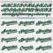Custom White Green-Gray Authentic Two Tone Baseball Jersey