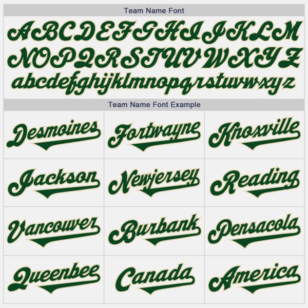 Custom White Green-Cream Authentic Two Tone Baseball Jersey