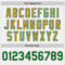 Custom White Kelly Green-Old Gold Authentic Two Tone Baseball Jersey