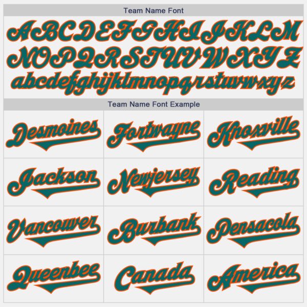 Custom White Teal-Orange Authentic Two Tone Baseball Jersey
