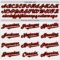 Custom White Brown-Red Authentic Two Tone Baseball Jersey