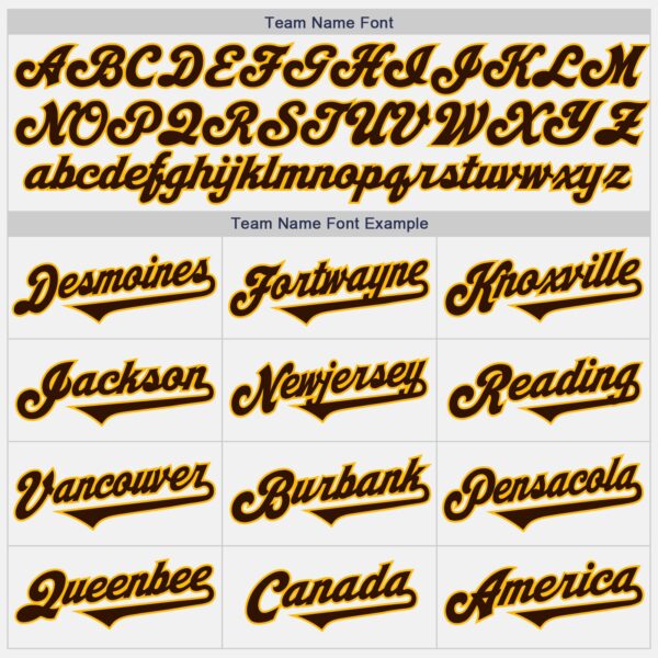 Custom White Brown-Gold Authentic Two Tone Baseball Jersey