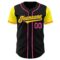 Custom Black Light Yellow-Pink Authentic Two Tone Baseball Jersey