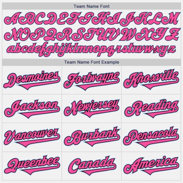 Custom White Light Blue Black-Pink Authentic Two Tone Baseball Jersey