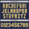 Custom Navy Old Gold-White Authentic Two Tone Baseball Jersey