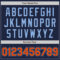 Custom Navy Orange-Light Blue Authentic Two Tone Baseball Jersey