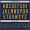 Custom Navy Old Gold Authentic Two Tone Baseball Jersey