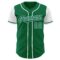 Custom Kelly Green White Authentic Two Tone Baseball Jersey