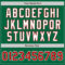 Custom Kelly Green Red-White Authentic Two Tone Baseball Jersey