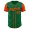 Custom Kelly Green Orange Authentic Two Tone Baseball Jersey