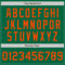 Custom Kelly Green Orange Authentic Two Tone Baseball Jersey