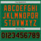 Custom Kelly Green Black-Orange Authentic Two Tone Baseball Jersey