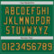 Custom Kelly Green Old Gold-Black Authentic Two Tone Baseball Jersey