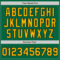Custom Kelly Green Gold-Black Authentic Two Tone Baseball Jersey