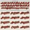 Custom Cream Red-Kelly Green Authentic Two Tone Baseball Jersey