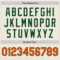 Custom Cream Orange-Green Authentic Two Tone Baseball Jersey