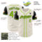 Custom Cream Neon Green-Black Authentic Two Tone Baseball Jersey