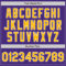 Custom Purple Gold-White Authentic Two Tone Baseball Jersey