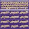 Custom Purple Old Gold-White Authentic Two Tone Baseball Jersey