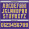 Custom Purple Old Gold-White Authentic Two Tone Baseball Jersey