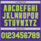 Custom Purple Neon Green-White Authentic Two Tone Baseball Jersey