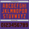 Custom Purple Black-Orange Authentic Two Tone Baseball Jersey