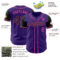 Custom Purple Black-Pink Authentic Two Tone Baseball Jersey