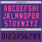 Custom Purple Black-Pink Authentic Two Tone Baseball Jersey