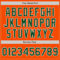 Custom Orange Green-White Authentic Two Tone Baseball Jersey