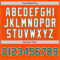 Custom Orange Teal-White Authentic Two Tone Baseball Jersey