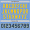 Custom Light Blue Royal-Yellow Authentic Two Tone Baseball Jersey