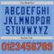 Custom Light Blue Orange-Royal Authentic Two Tone Baseball Jersey
