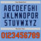 Custom Light Blue Orange-Navy Authentic Two Tone Baseball Jersey