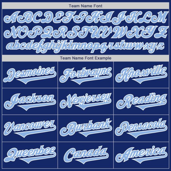 Custom Royal Light Blue-White Authentic Two Tone Baseball Jersey