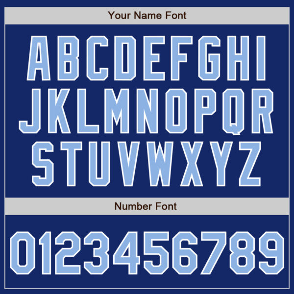 Custom Royal Light Blue-White Authentic Two Tone Baseball Jersey