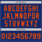 Custom Royal Orange Authentic Two Tone Baseball Jersey