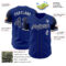 Custom Royal Navy-White Authentic Two Tone Baseball Jersey