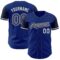 Custom Royal Navy-White Authentic Two Tone Baseball Jersey