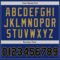 Custom Royal Black-Old Gold Authentic Two Tone Baseball Jersey