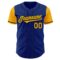 Custom Royal Gold-Black Authentic Two Tone Baseball Jersey