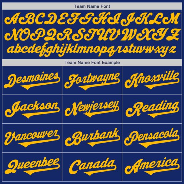 Custom Royal Gold Authentic Two Tone Baseball Jersey
