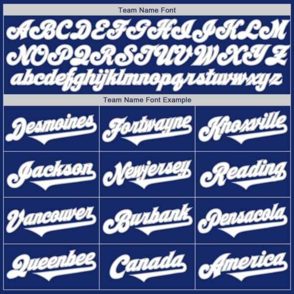 Custom Royal White-Gray Authentic Two Tone Baseball Jersey