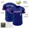 Custom Royal Purple-White Authentic Two Tone Baseball Jersey
