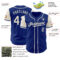 Custom Royal Cream Authentic Two Tone Baseball Jersey